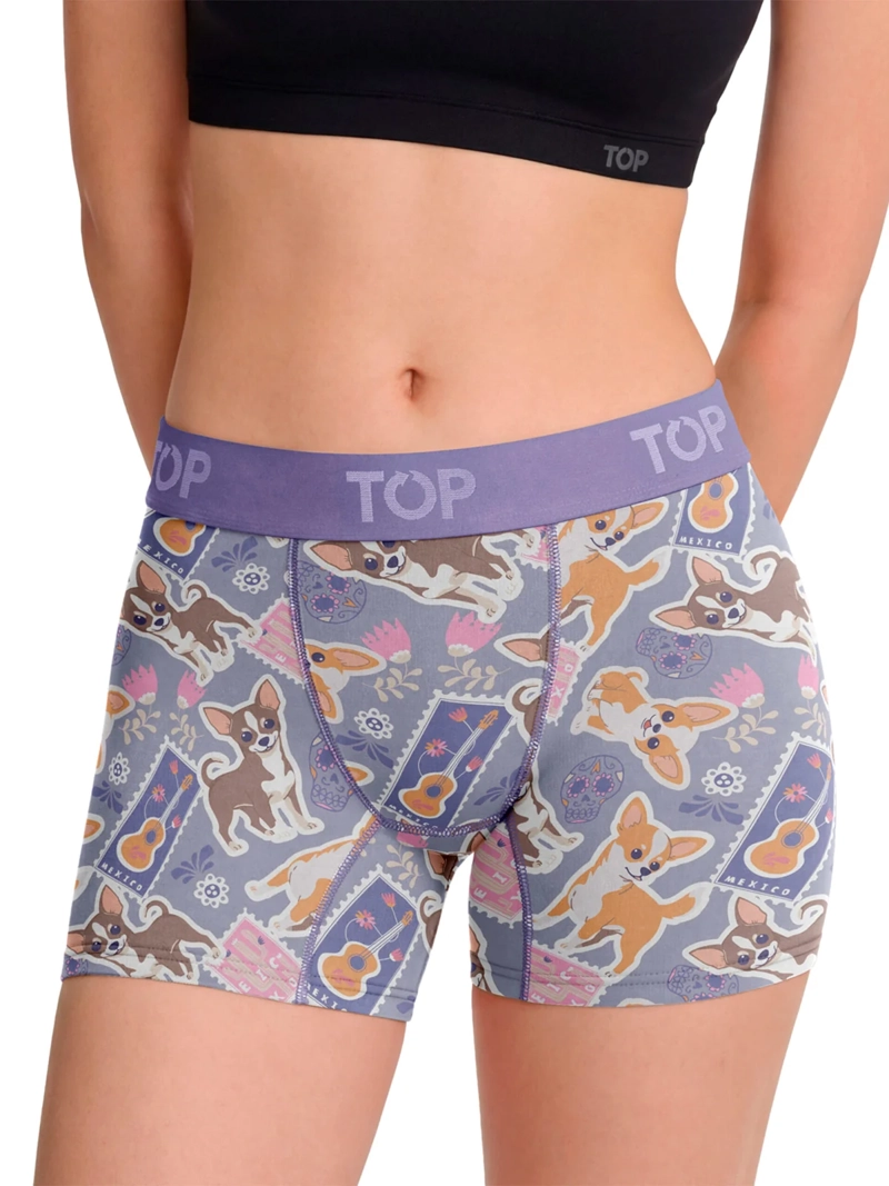BOXER MUJER TOP PACK X3 ALGODÓN - 4