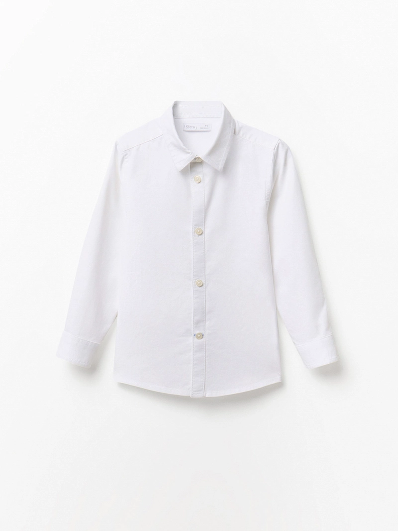CAMISA NIÑO SFERA MANGA LARGA OXFORD - 3