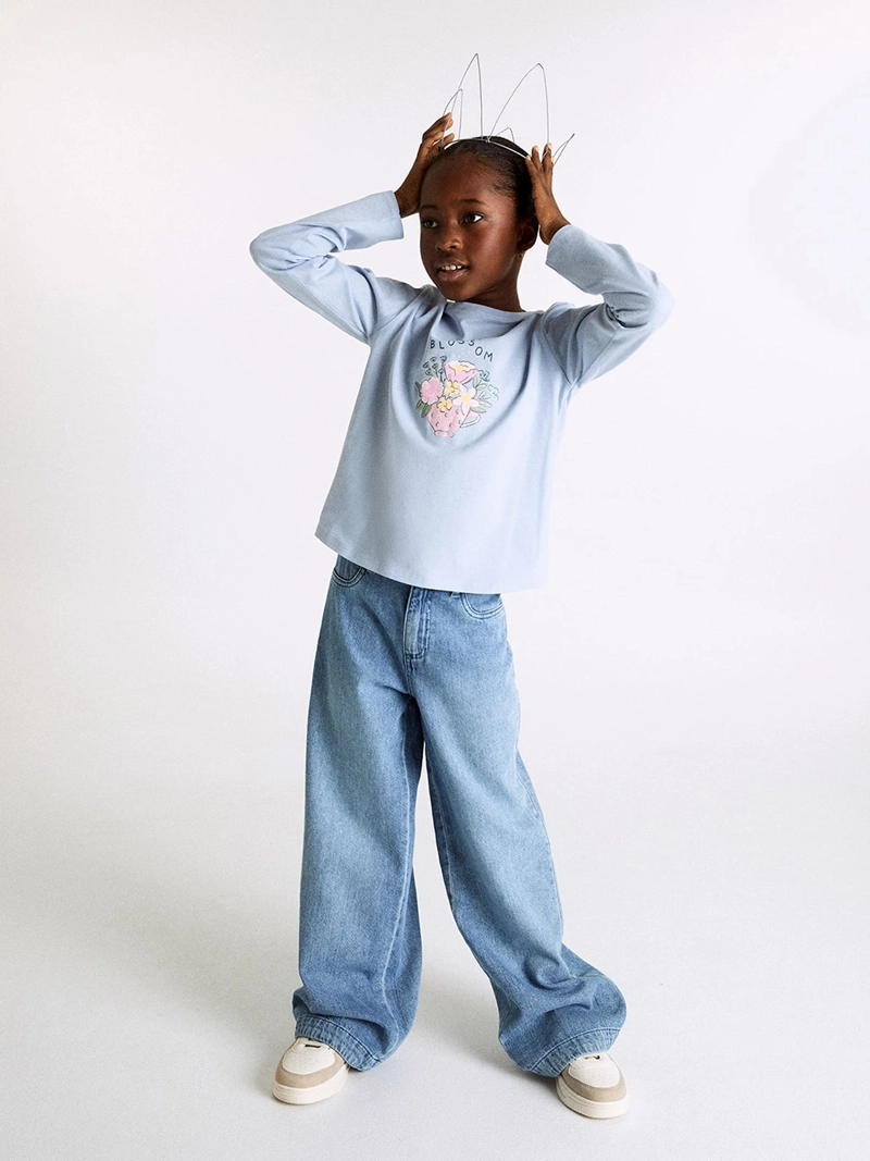 POLERA NIÑA SFERA MANGA LARGA  - 2