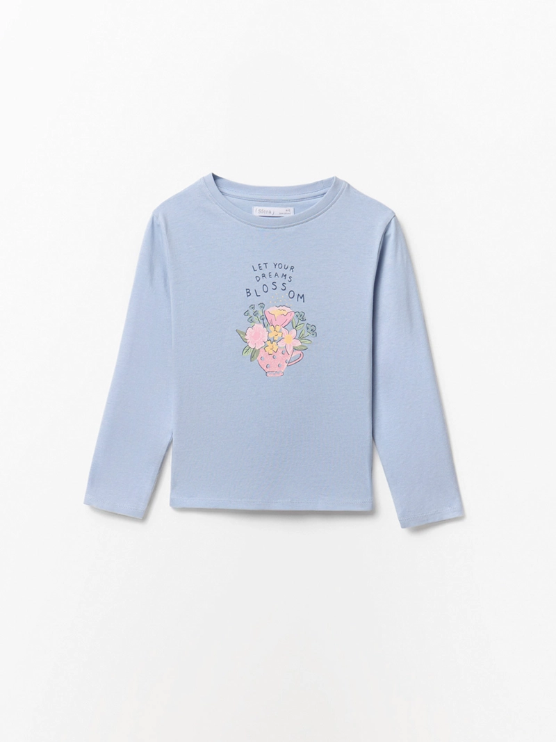POLERA NIÑA SFERA MANGA LARGA  - 4