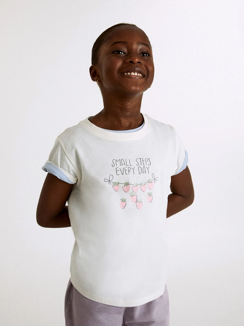 POLERA NIÑA SFERA MANGA LARGA  - 1