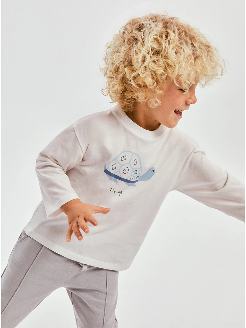 POLERA NIÑO SFERA MANGA LARGA - 3