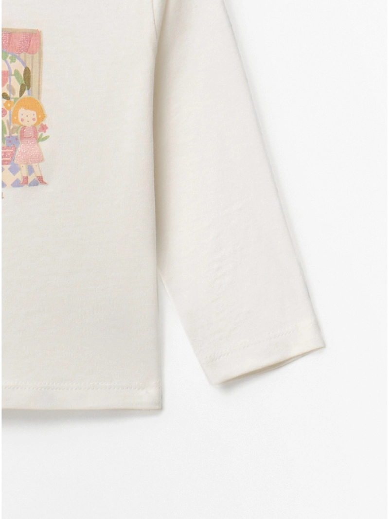 POLERA NIÑA SFERA MANGA LARGA - 3