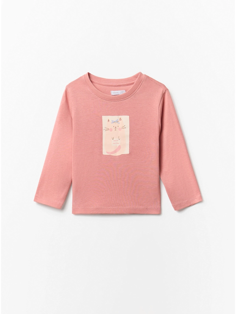 POLERA NIÑA SFERA MANGA LARGA