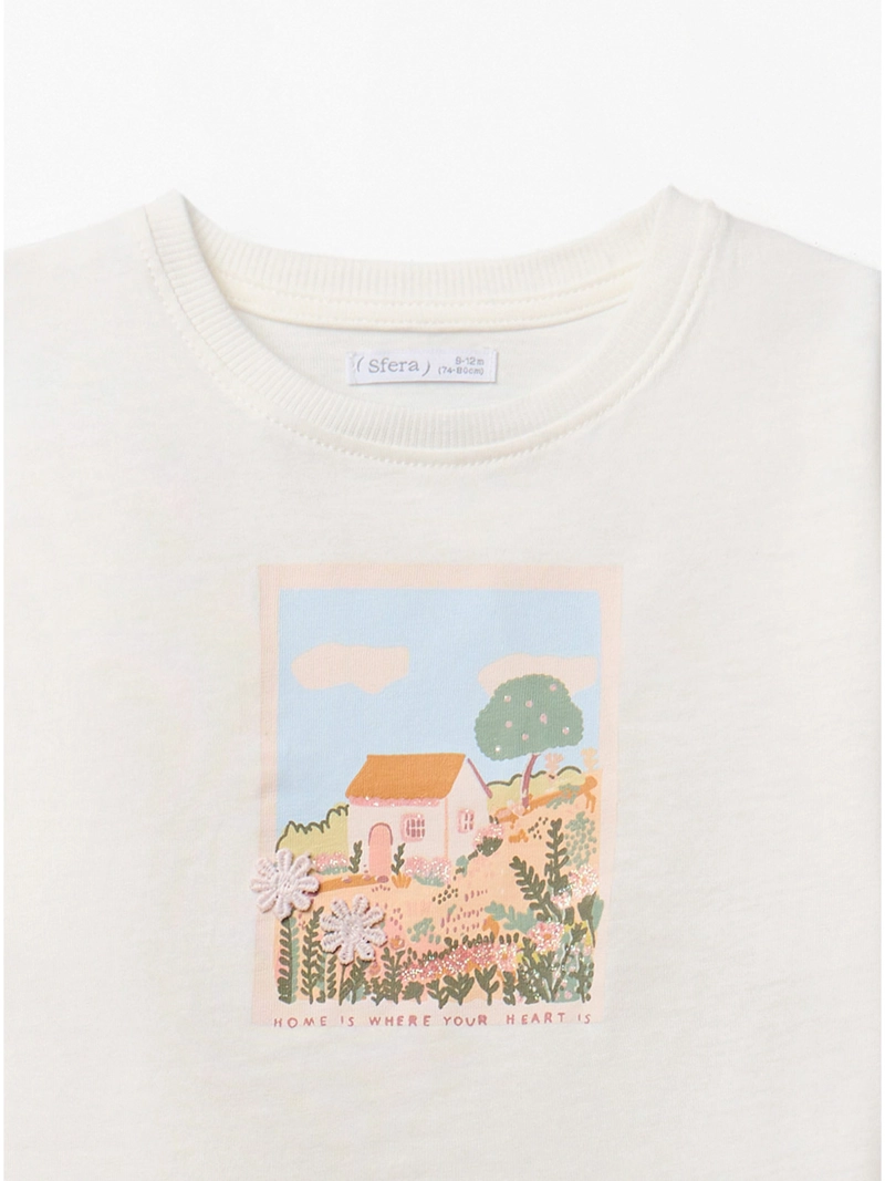 POLERA NIÑA SFERA MANGA LARGA - 3