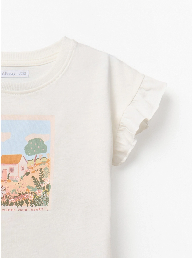 POLERA NIÑA SFERA MANGA LARGA - 4