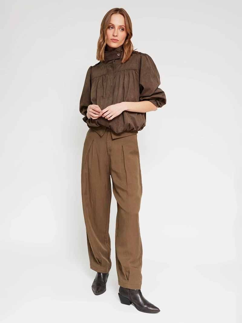 CHAQUETA MUJER MARQUIS SUEDE AGLOBADA - 7