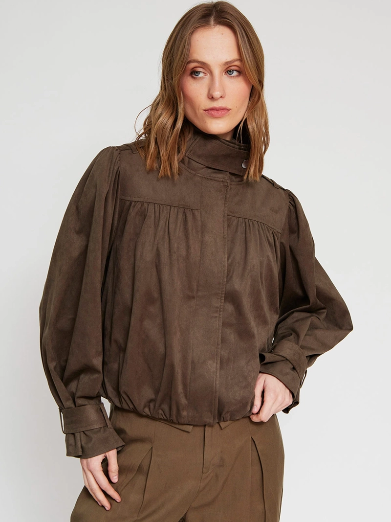 CHAQUETA MUJER MARQUIS SUEDE AGLOBADA - 4