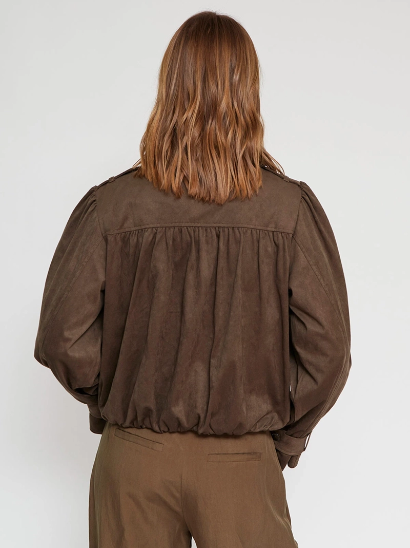 CHAQUETA MUJER MARQUIS SUEDE AGLOBADA - 5