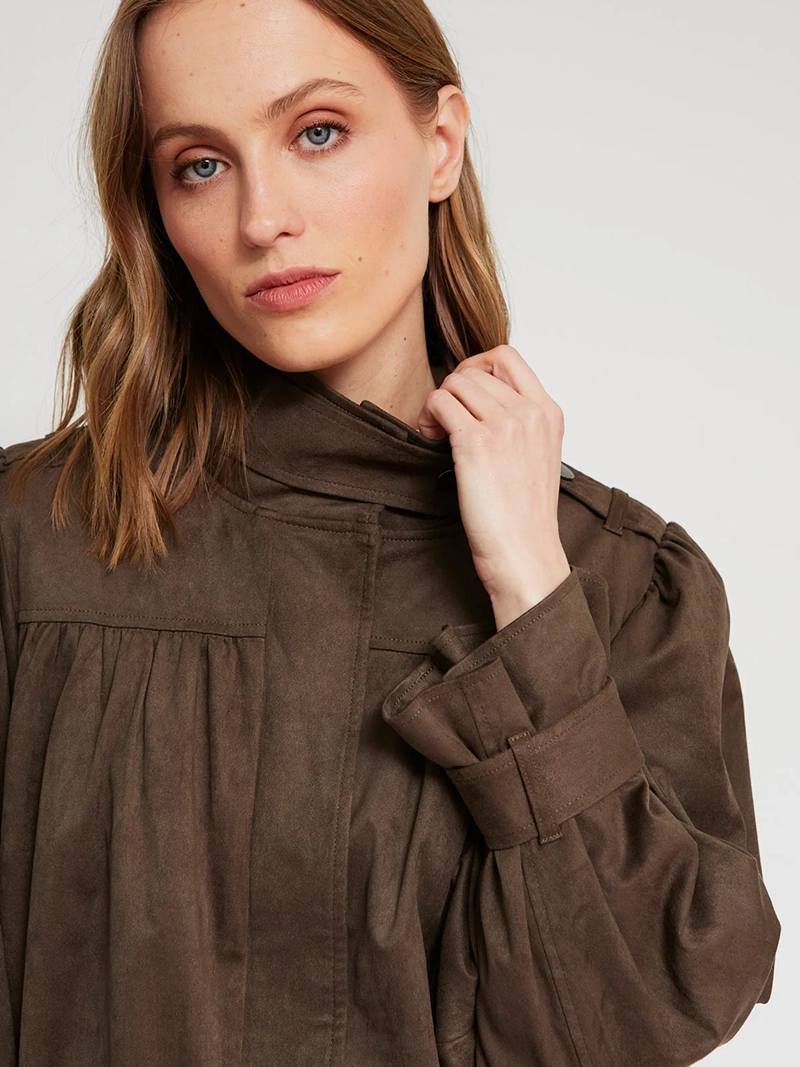 CHAQUETA MUJER MARQUIS SUEDE AGLOBADA - 6