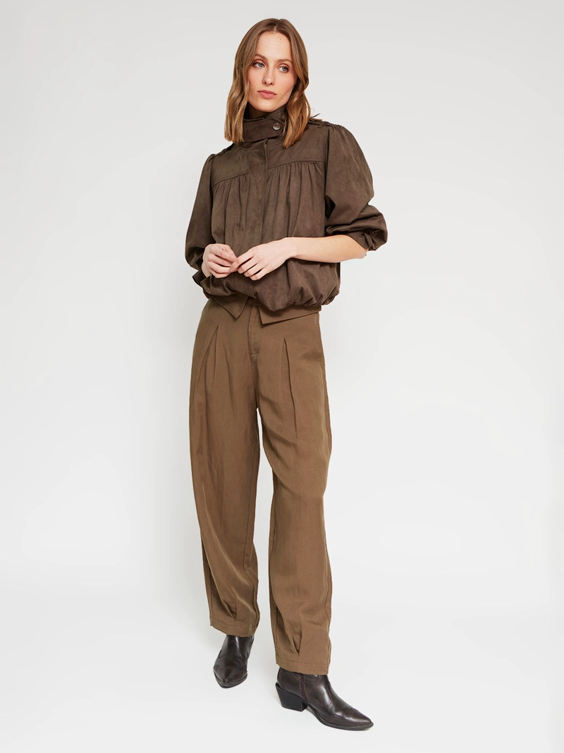 CHAQUETA MUJER MARQUIS SUEDE AGLOBADA - 7
