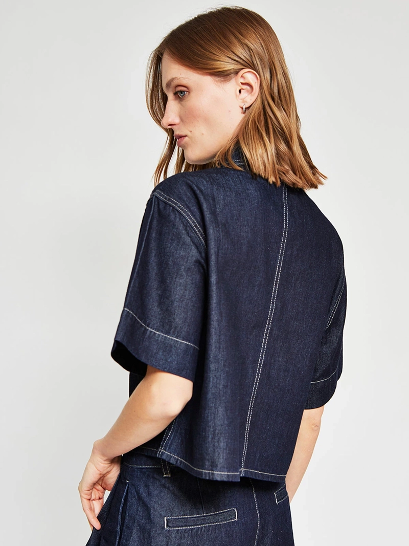 BLUSA MUJER MARQUIS - BELÉN SOTO ALGODÓN DENIM - 4