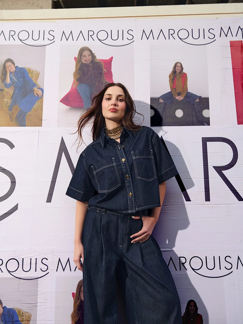 BLUSA MUJER MARQUIS - BELÉN SOTO ALGODÓN DENIM - 1