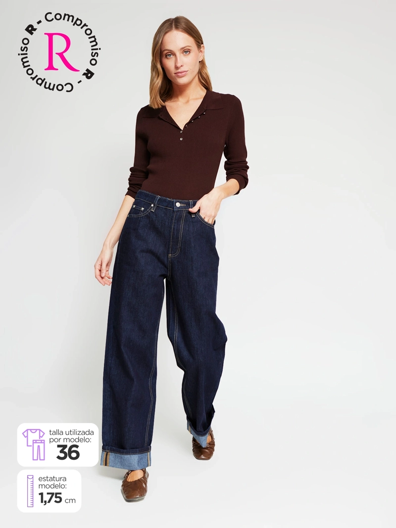 JEANS MUJER MARQUIS ALGODÓN DOBLADILLO - 2