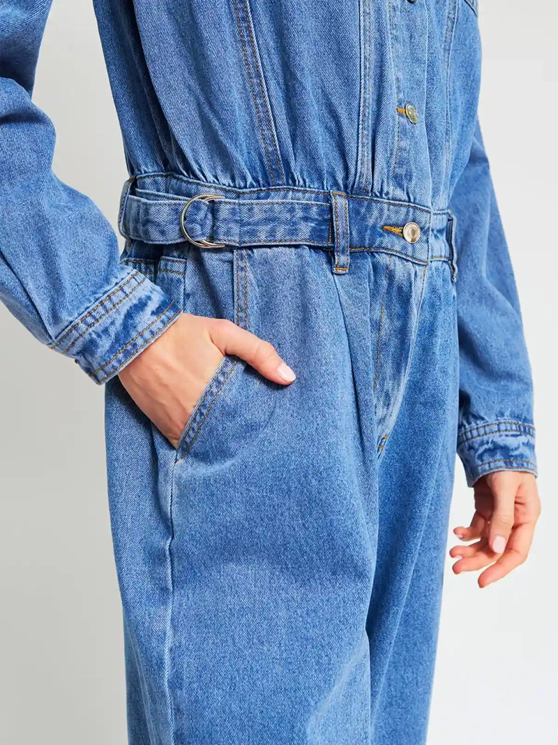 ENTERITO MUJER MARQUIS ALGODÓN DENIM - 3