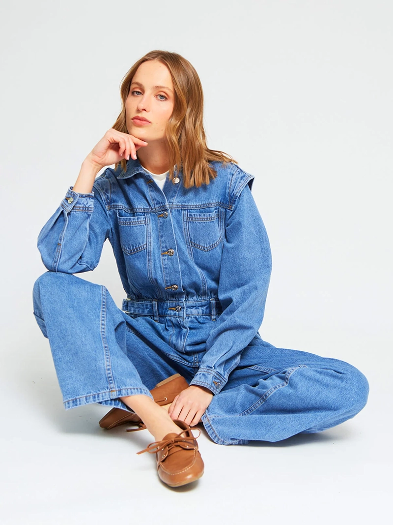 ENTERITO MUJER MARQUIS ALGODÓN DENIM - 4