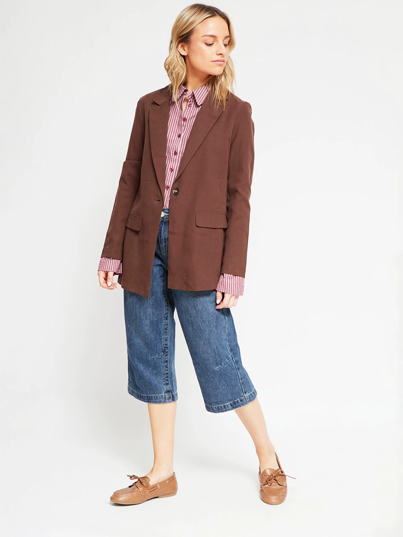 BLAZER MUJER INDEX CORTO BÁSICO - 5