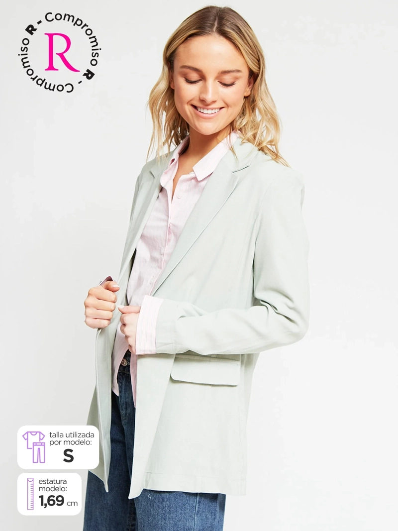 BLAZER MUJER INDEX CORTO BÁSICO - 1