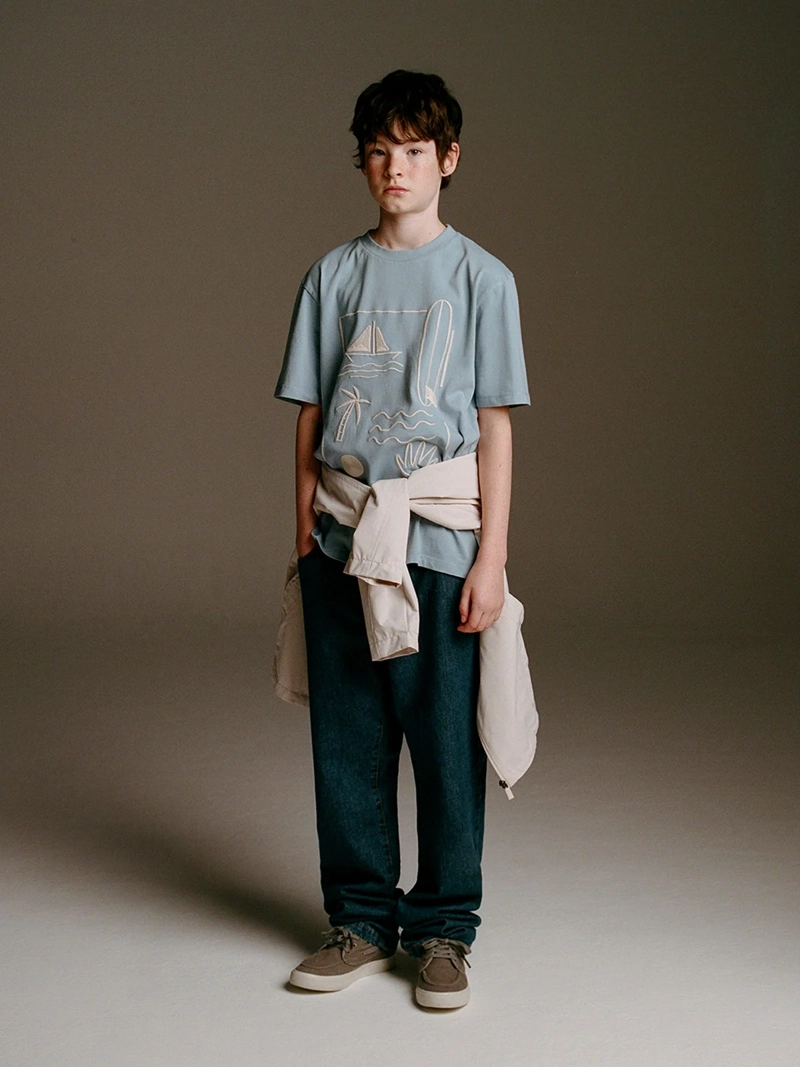 POLERA NIÑO SFERA MANGA LARGA - 1