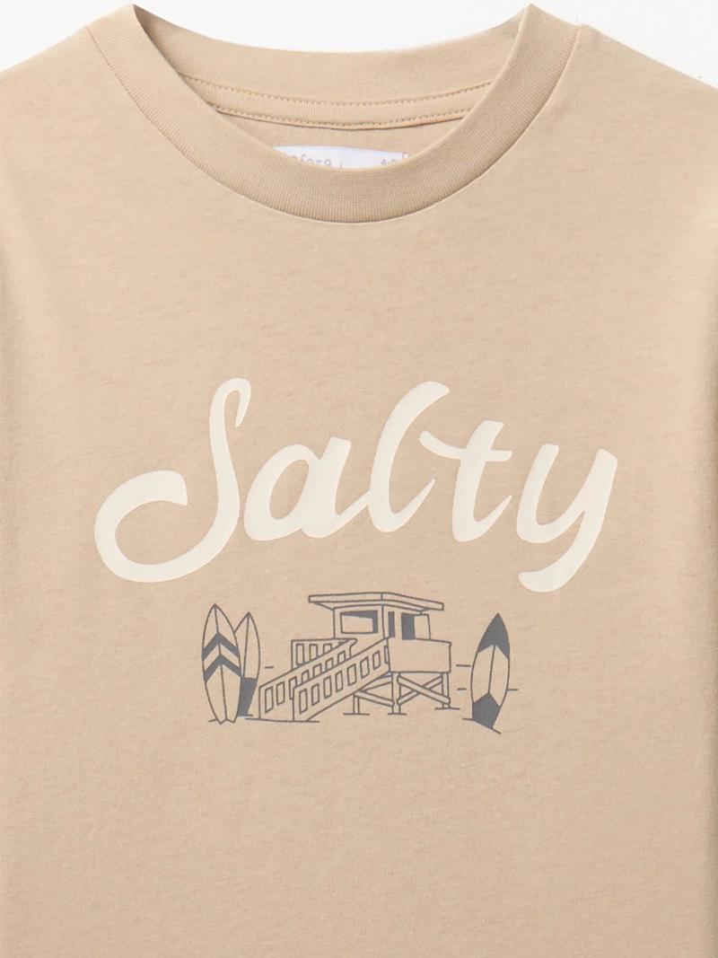 POLERA NIÑO SFERA MANGA CORTA DIBUJO ESTAMPADO - 2