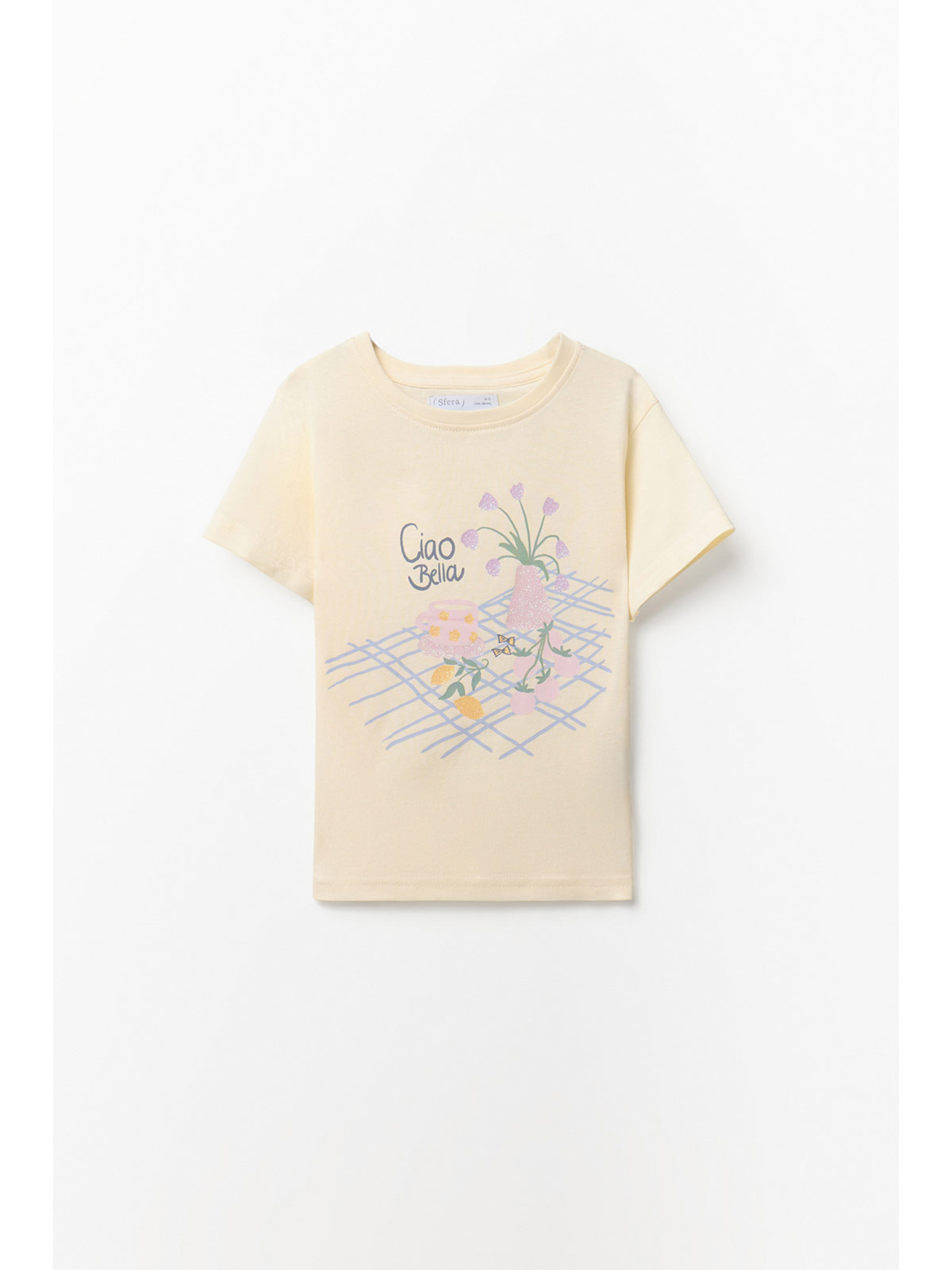 POLERA NIÑA SFERA MANGA LARGA CUELLO REDONDO
