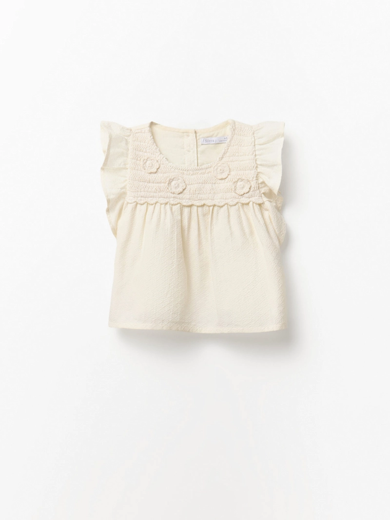 BLUSA NIÑA SFERA MANGA LARGA - 1