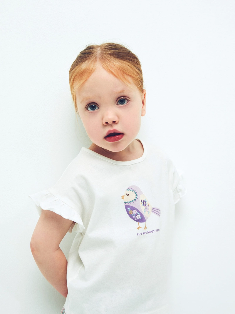 POLERA NIÑA SFERA MANGA LARGA - 4
