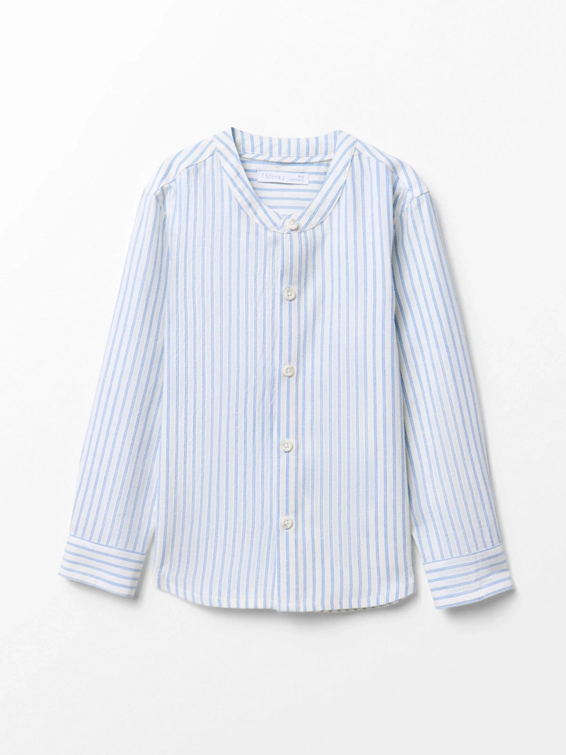 CAMISA NIÑO SFERA CUELLO MAO - 4