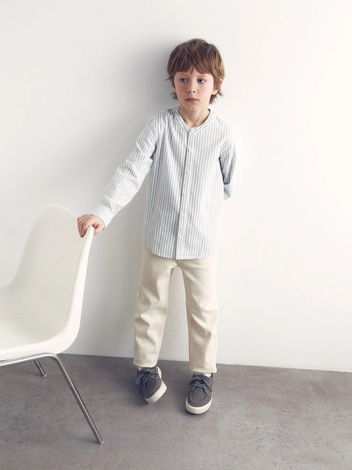 CAMISA NIÑO SFERA CUELLO MAO - 1
