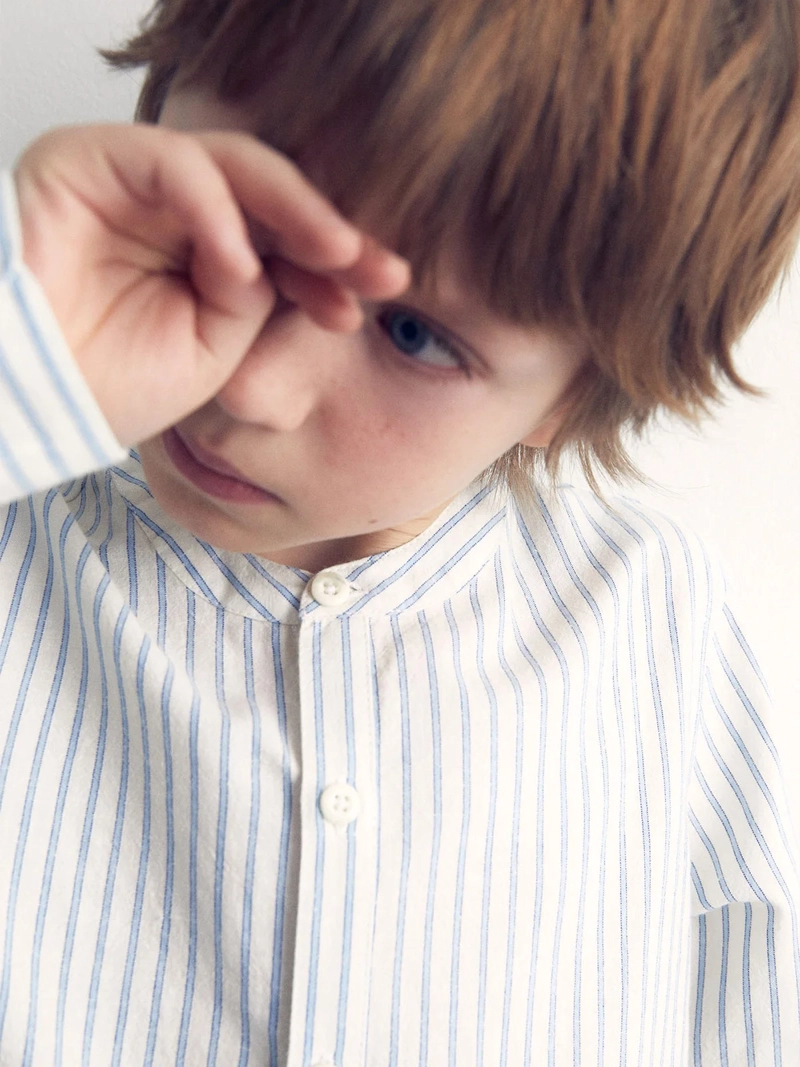 CAMISA NIÑO SFERA CUELLO MAO - 3