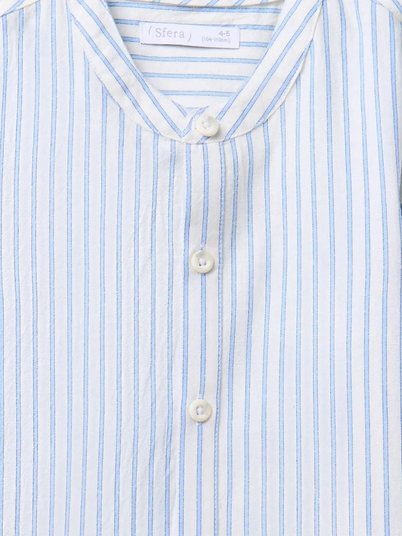 CAMISA NIÑO SFERA CUELLO MAO - 5