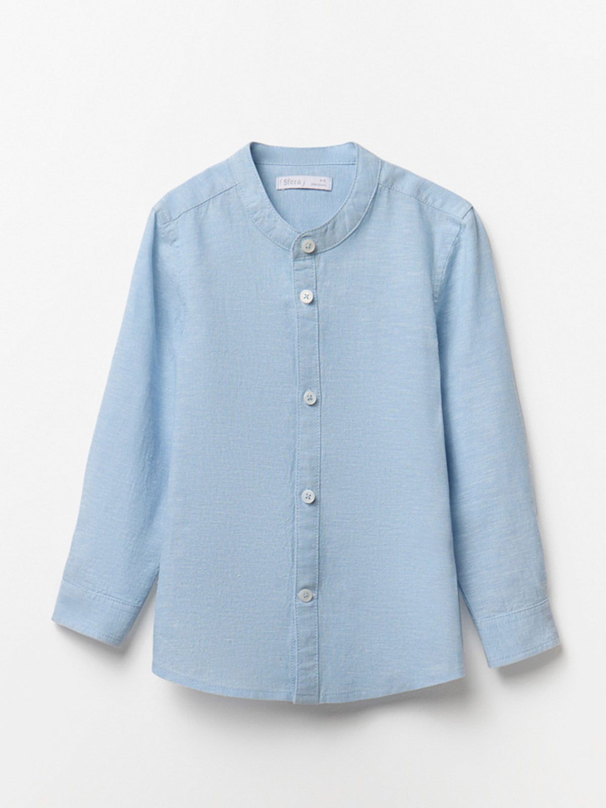 CAMISA NIÑO SFERA MANGA LARGA LINO - 5