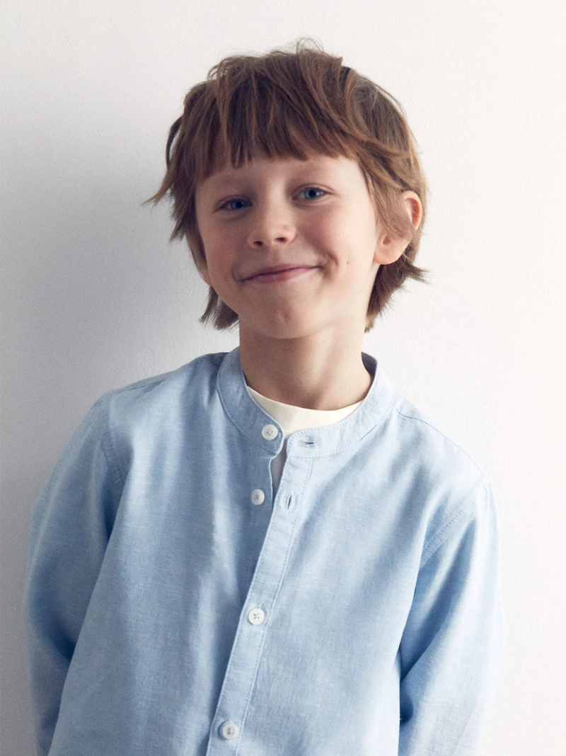 CAMISA NIÑO SFERA MANGA LARGA LINO - 2