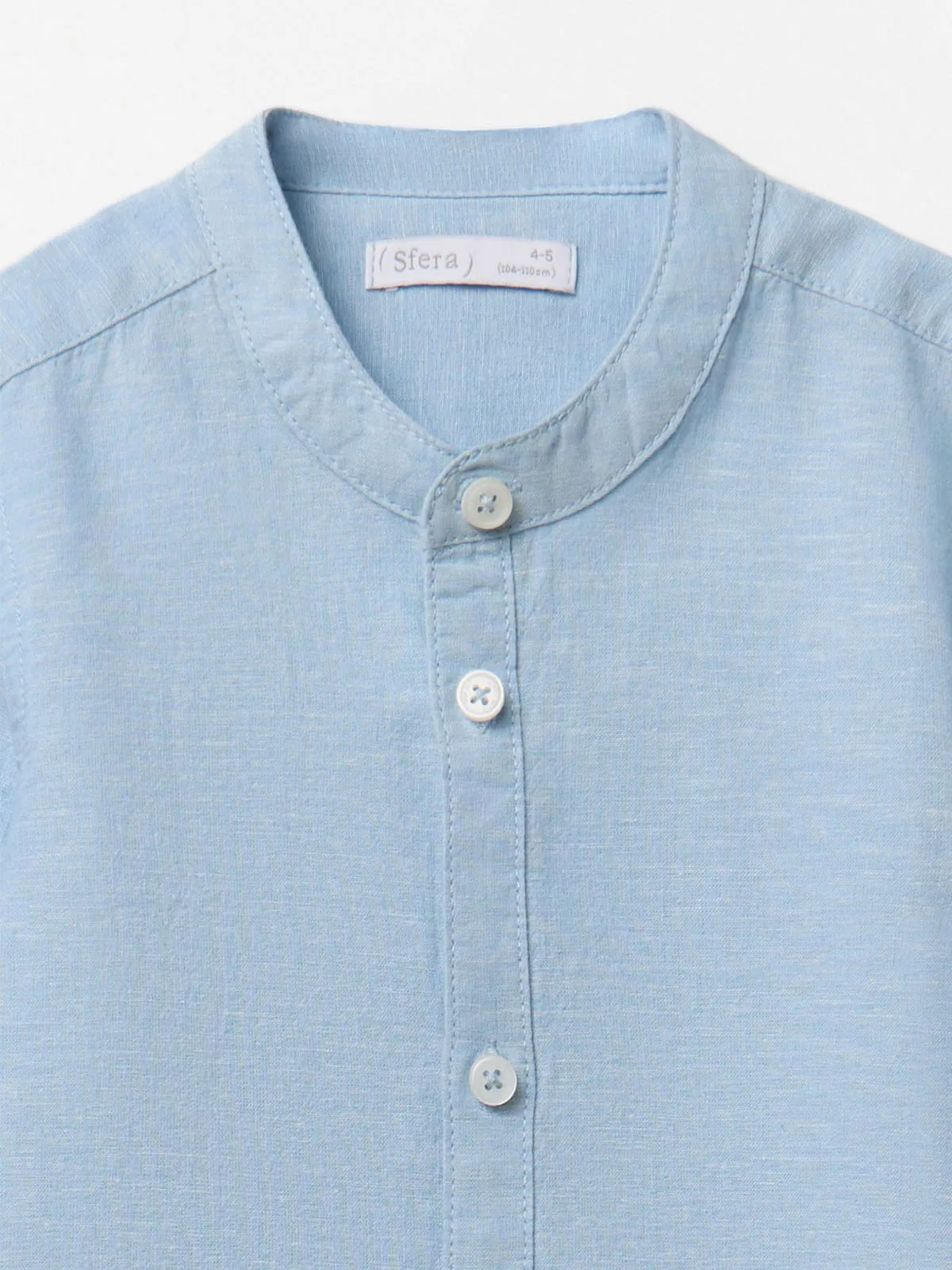 CAMISA NIÑO SFERA MANGA LARGA LINO - 6