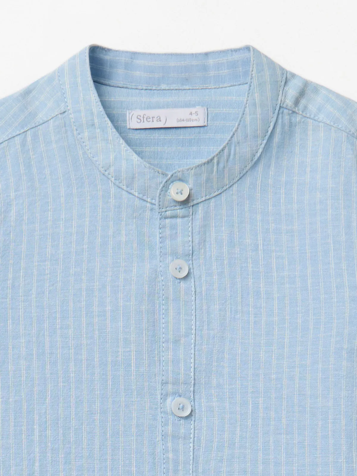 CAMISA NIÑO SFERA MANGA LARGA LINO RAYAS - 2