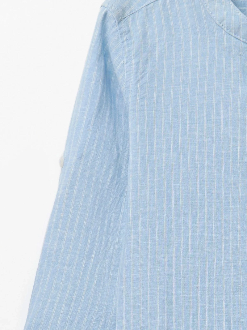 CAMISA NIÑO SFERA MANGA LARGA LINO RAYAS - 3