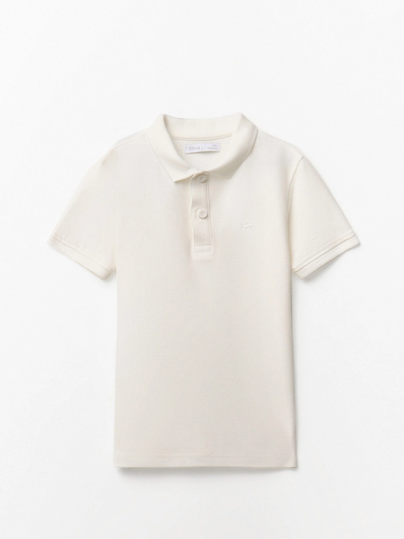 POLERA NIÑO SFERA MANGA CORTA ALGODÓN  - 1