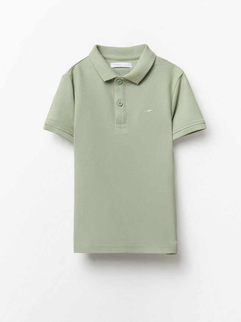 POLERA NIÑO SFERA MANGA CORTA ALGODÓN  - 1