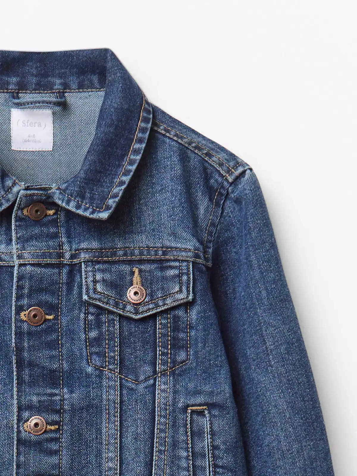 CHAQUETA NIÑO SFERA CAZADORA DENIM  - 4