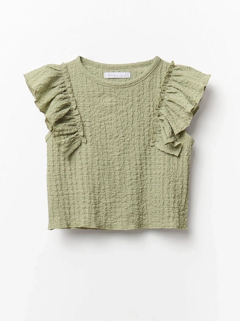 POLERA NIÑA SFERA MANGA CORTA CUELLO REDONDO - 1
