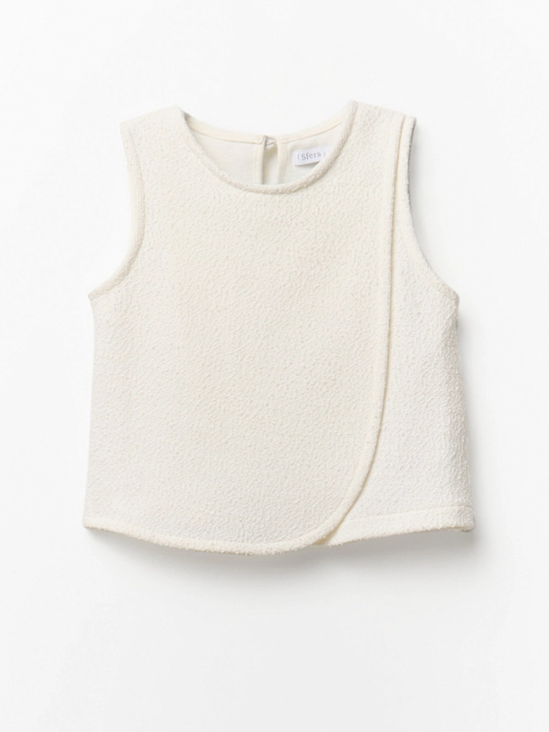 POLERA NIÑA SFERA CUELLO CAJA CRUZADO - 4
