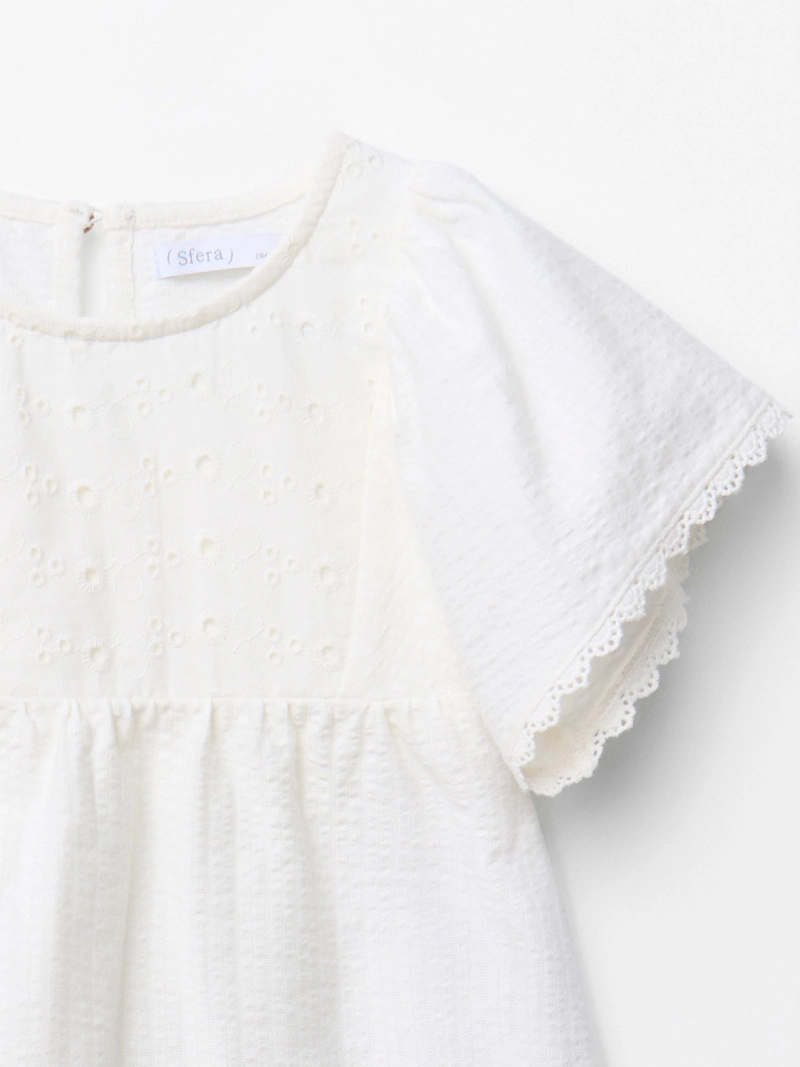 POLERA NIÑA SFERA ALGODÓN BORDADA - 5