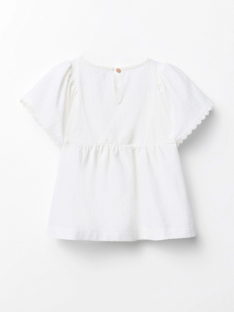 POLERA NIÑA SFERA ALGODÓN BORDADA - 4