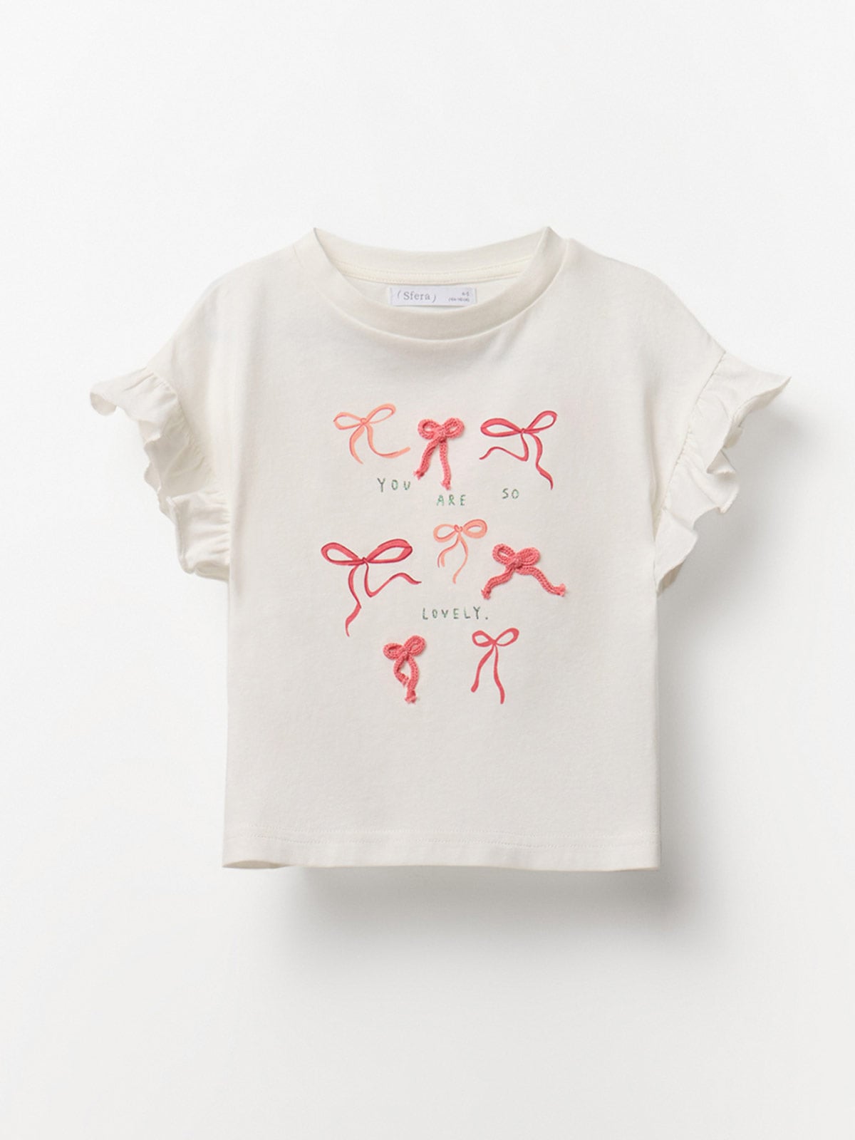 POLERA NIÑA SFERA MANGA CORTA ALGODÓN ESTAMPADA - 1