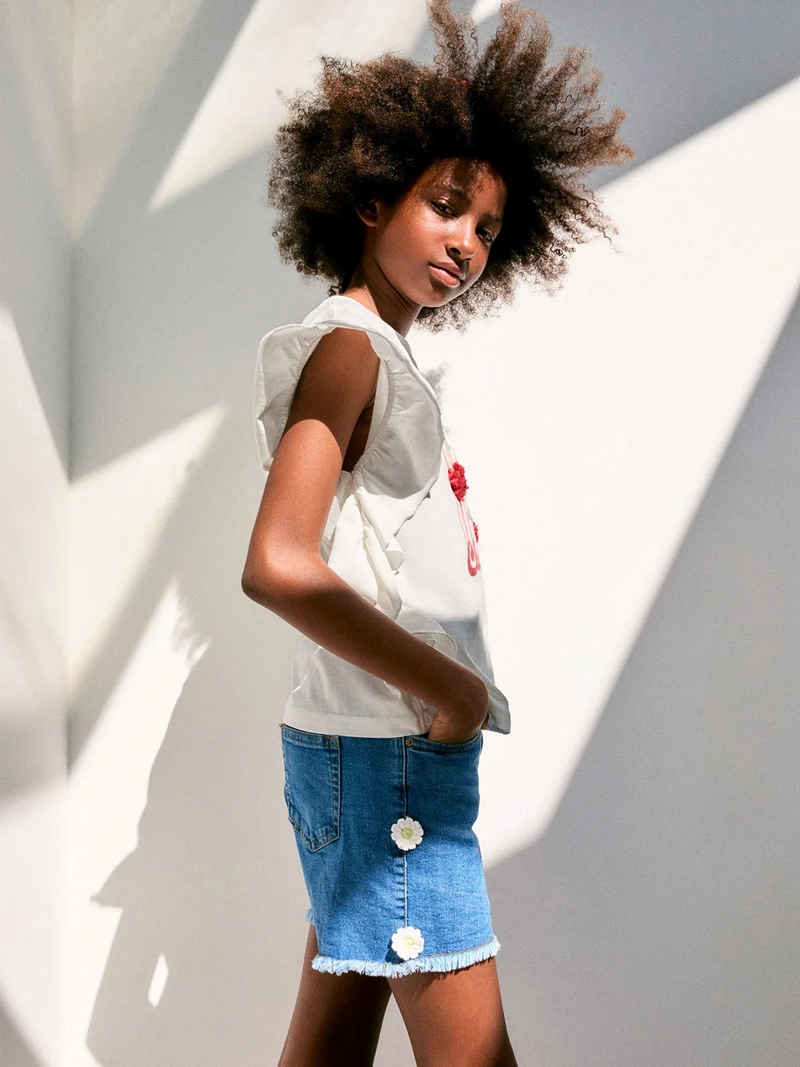 POLERA NIÑA SFERA ALGODÓN ESTAMPADA - 3
