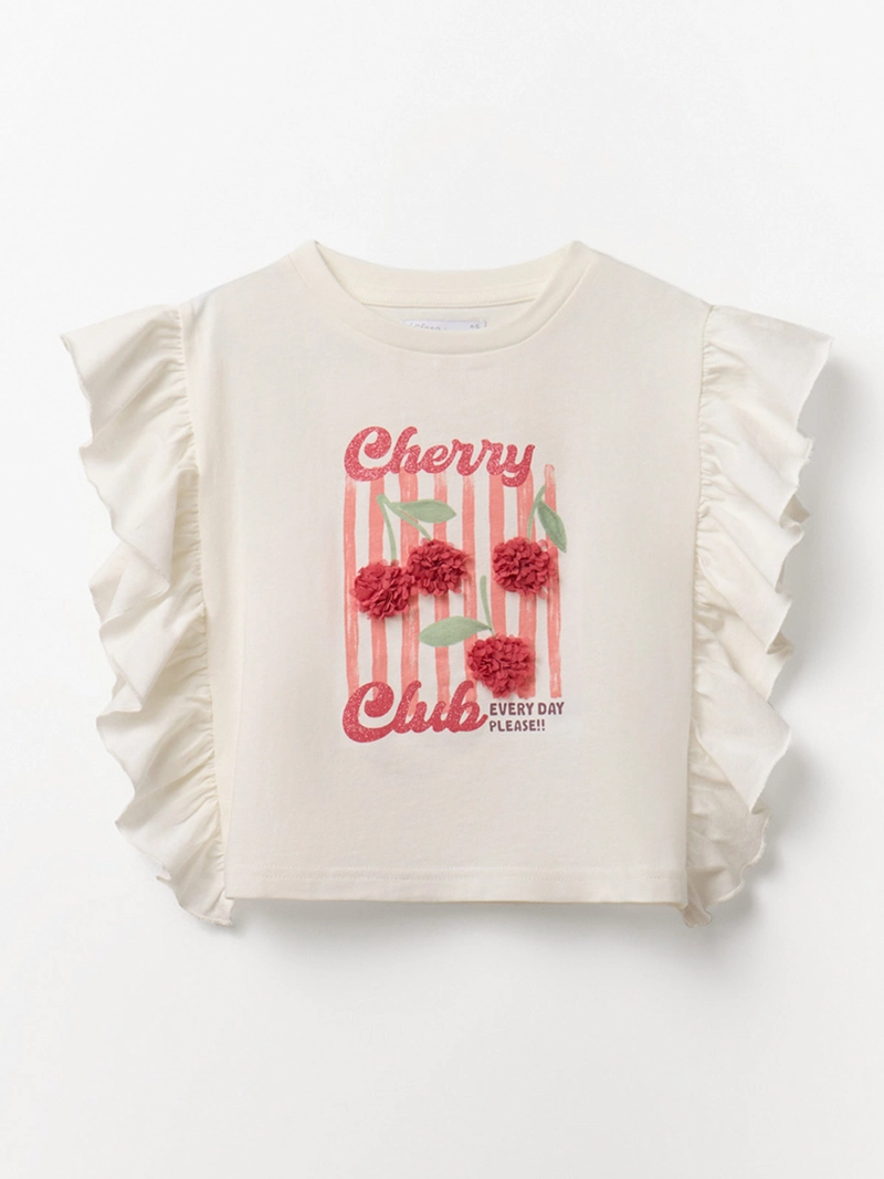 POLERA NIÑA SFERA ALGODÓN ESTAMPADA - 4