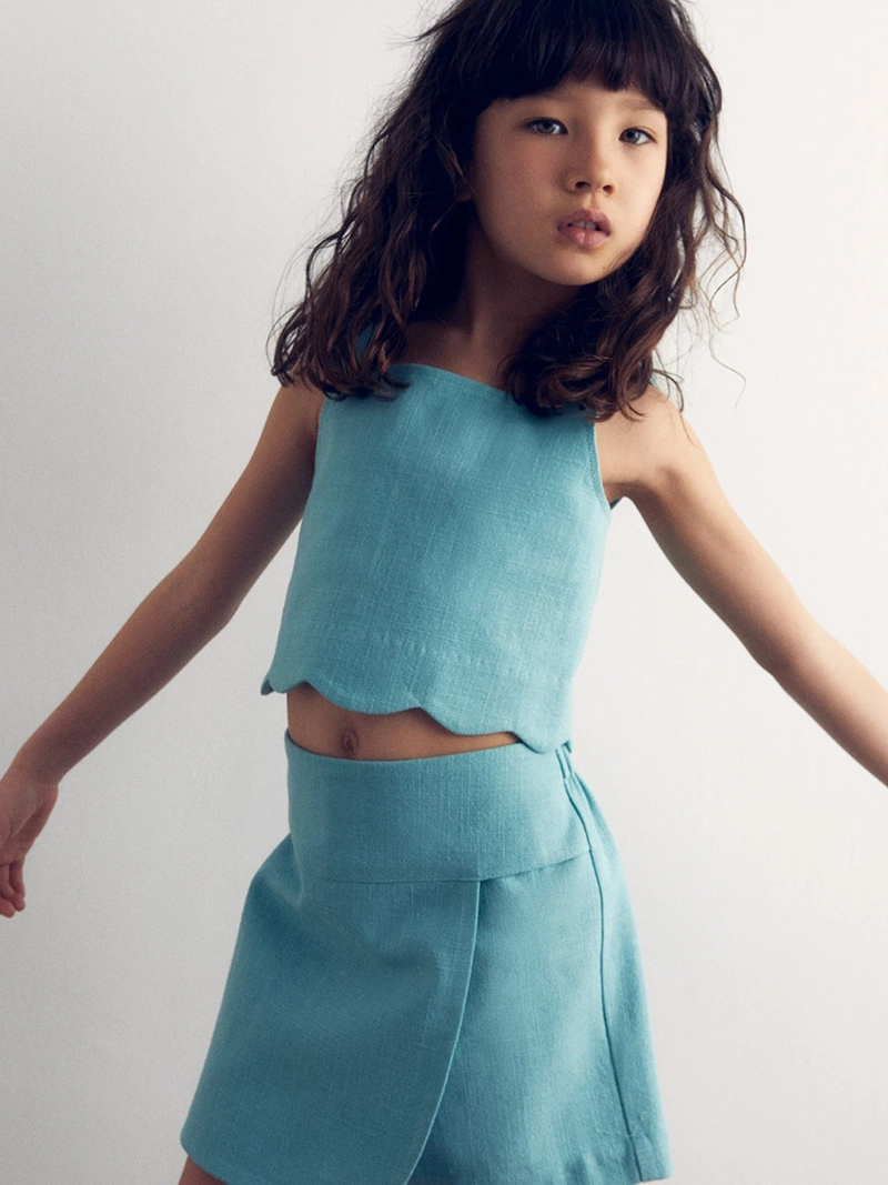 BLUSA NIÑA SFERA ALGODÓN TIRANTES - 1