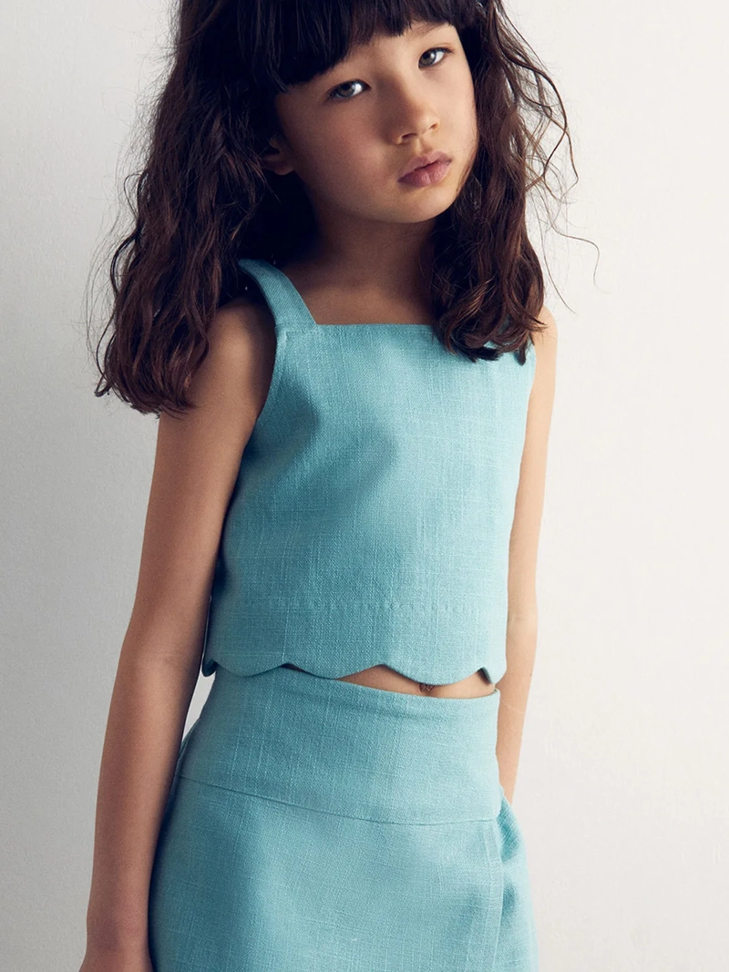 BLUSA NIÑA SFERA ALGODÓN TIRANTES - 2