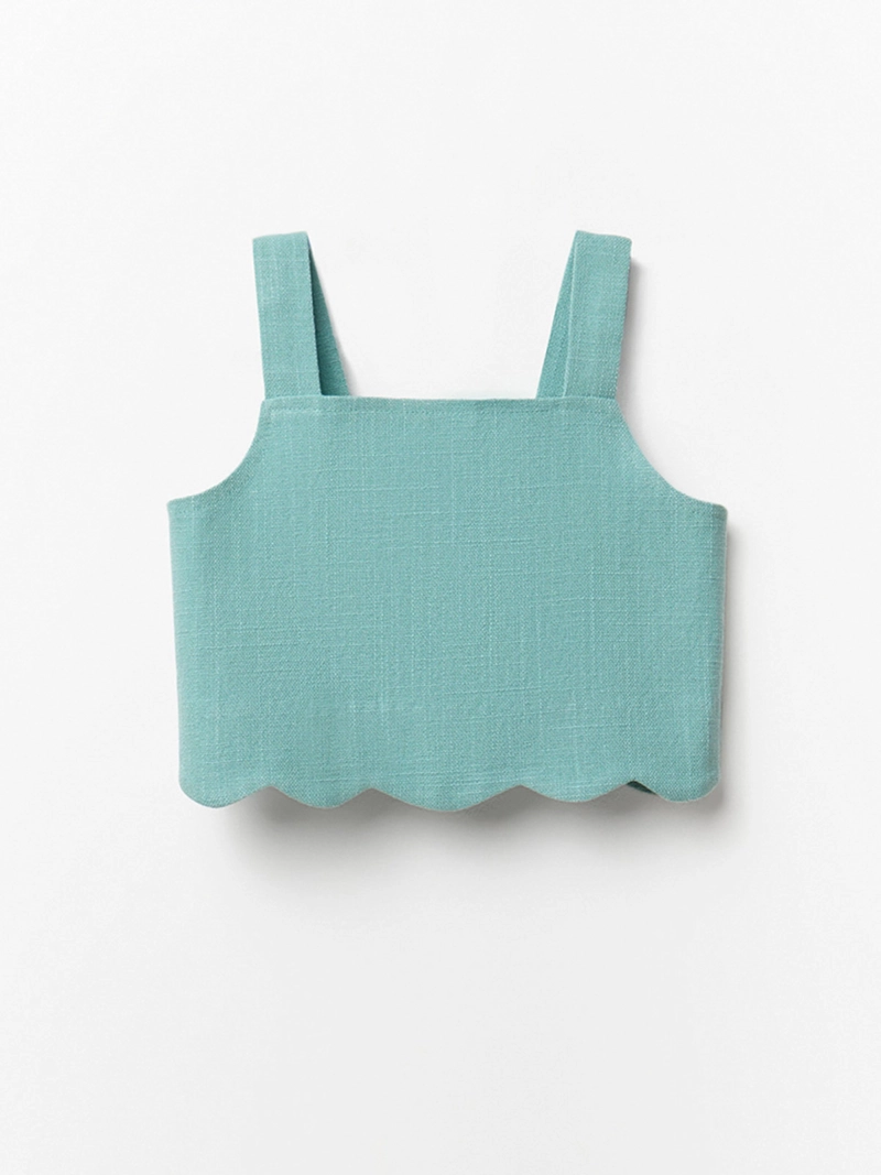 BLUSA NIÑA SFERA ALGODÓN TIRANTES - 5