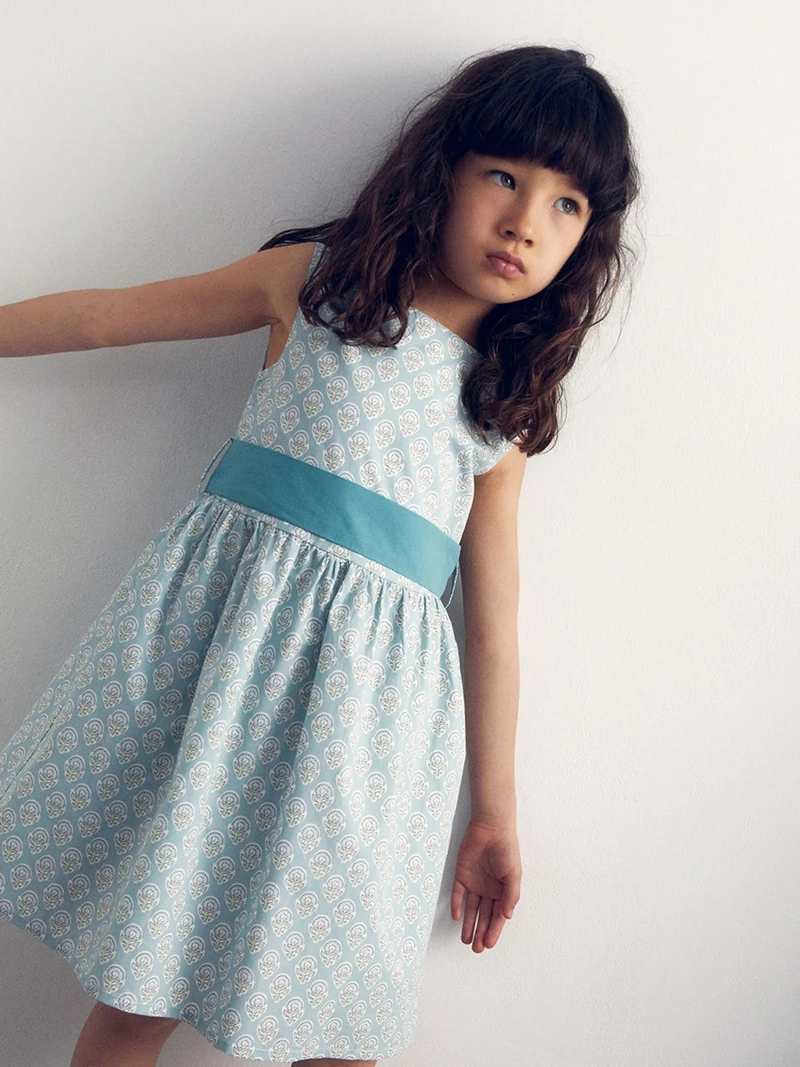 VESTIDO NIÑA SFERA ALGODÓN TIRANTES - 1